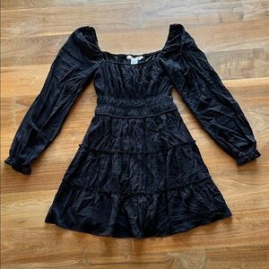 Altar’d State Everyday Black Long Sleeve Dress